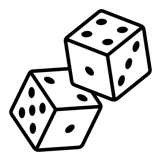 Dice cube background